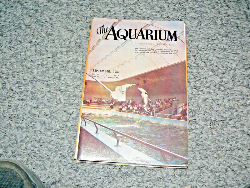 The Aquarium    by Innes Magazine Sept 1963 , V 32,  N 9, neat Mint Vintage    