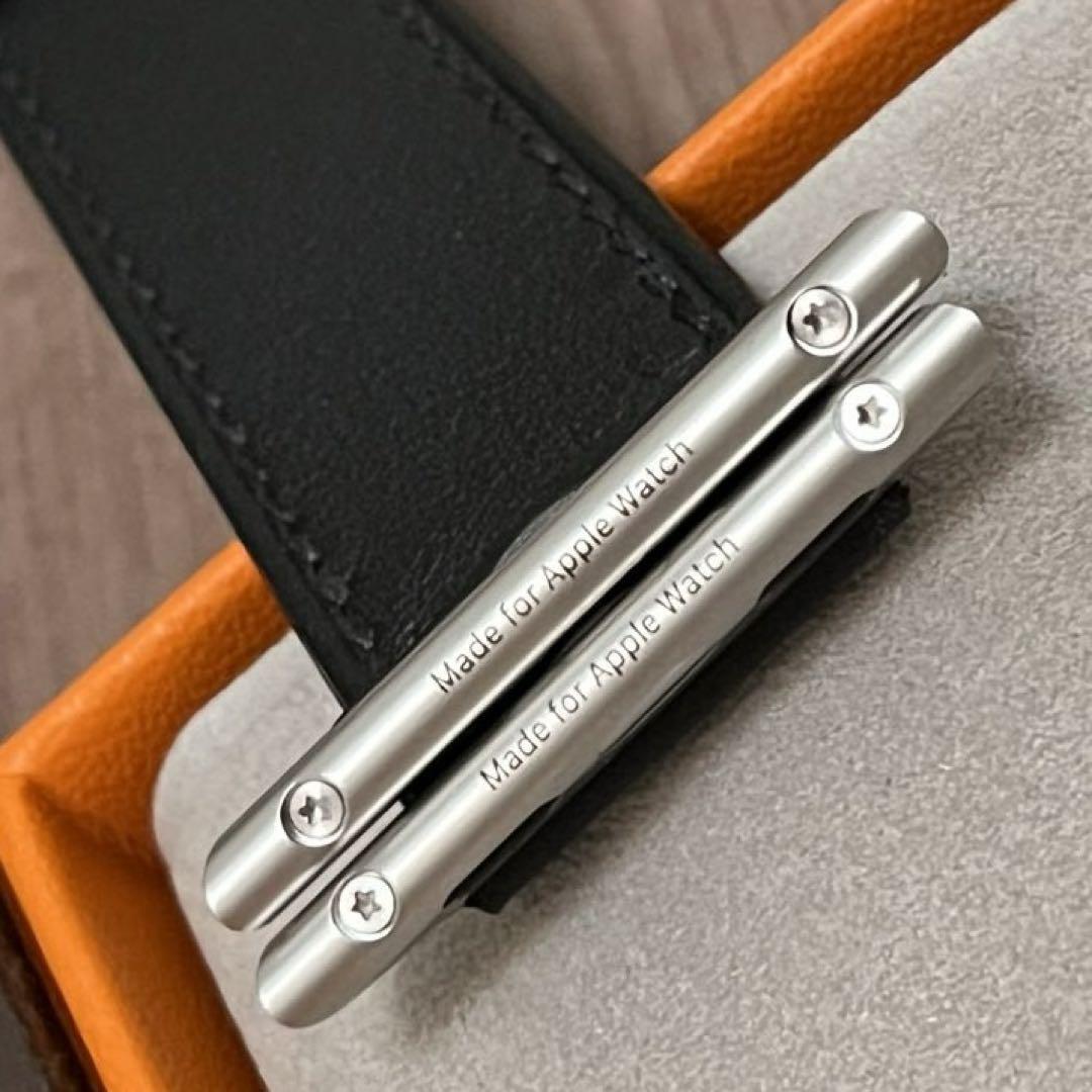 1889 Apple Watch エルメス　グルメットメタル　二重　HERMES アップルウォッチ バンド二重巻き,Compatible with Apple Watch