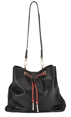 Karen Walker Fleur Big Leather Bucket Bag Tote Arrows Hardware