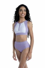 Danznmotion 21410 Full Coverage Dance Brief Adult New With Tags Purple or Green