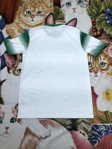 New Balance NB Dry Fit Shirt Mens Size Medium White/Green Short Lightweight - 第 9/9 張圖片