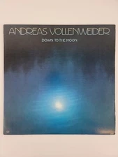 Andreas Vollenweider Down To The Moon w INSERT 1986 FM 42255 EX ULTRASONIC CLEAN