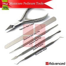 Podiatry Nail Surgery Kit Ingrown Toenail Clipper Cuticle Pusher Nail Excavator