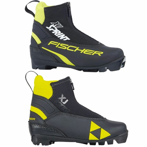 Scarpe Da Sci Di Fondo Fischer XJ Sprint - Attacco NNN, Suola Turnamic Junior, Comfort Guard
