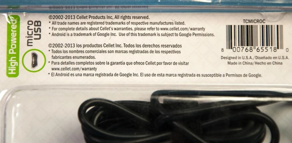 Cellet Cargador Coche Smartphone Hojas Plegables 1Ah Nuevo Foto 4 de 4