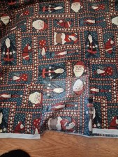 Fabric Remnant Debbie Mumm for SSI 1 Yard 42 Inches Wide Cotton Santas