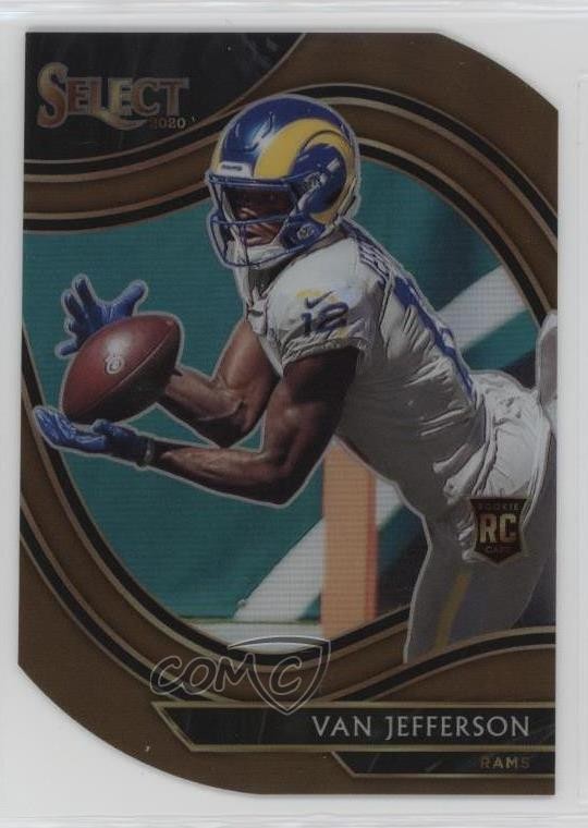 2020 Panini Select Field Level Copper Prizm Die-Cut /355 Van Jefferson #371 1g75