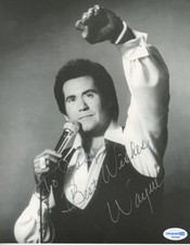 Wayne Newton "Mr. Las Vegas" Singer AUTOGRAPH Signed 8x10 Photo 'To Judy' B ACOA Wayne Newton "Mr. Las Vegas" Singer AUTOGRAPH Signed 8x10 Photo 'To Judy' B ACOA