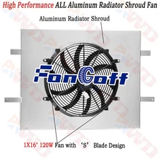 Radiator Shroud Fan For Dodge Ram 1500 2500 3500 3.0L 3.6L 5.7L 2009-2018