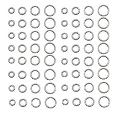 1200 Pcs Stainless Steel 4mm 5mm 6mm 7mm Jump Rings Connector Rings M533 Color