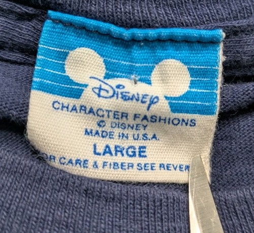 Camisa Fantasía Mickey Mouse De Colección Brillante Puntada Única Hecha en EE. UU. Disney Grande - Imagen 6 de 6
