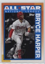 2025 Series 2 1990 Topps Baseball All-Stars Blue Nameplate Bryce Harper 16wc