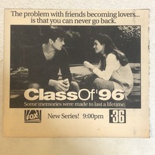 Class Of 96 Jason Gedrick Lisa Dean Ryan Megan Ward Tv Series Print Ad TPA29