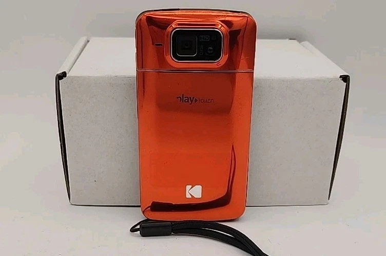 Kodak PLAYTOUCH High Definition Camcorder Zi10 Burnt Orange w/ Battery & 16GB - Image 2 of 4