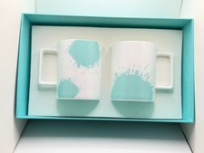 TIFFANY & Co. COFFEE MUGS, SPLASH BURST, RARE...