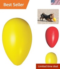 Yellow Medium Jolly Egg Dog Toy - Floating and Durable Playtime for All Breeds