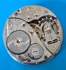 16 SIZE 19 JEWEL ELGIN B.W. RAYMOND POCKET WATCH PARTS GRADE 372 MODEL 15