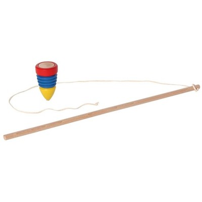 Bartl Peitschenkreisel dreifarbig 1 Kreisel und 1 Peitsche Bewegungsspielzeug