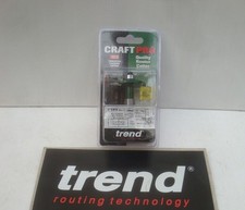Trend C152X14TC TCT BEARING GUIDED ONE PIECE BISCUIT JOINTER SET 1/4"