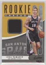2019-20 Panini Absolute Memorabilia Rookie Threads Level 1 Luka Samanic 03wd