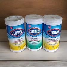 Clorox Disinfecting Wipes Value Pack, Household Essentials, 75 Count, Pack of 3