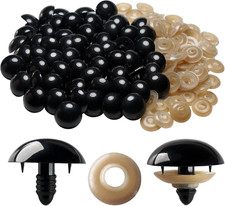 120Pcs 24Mm Safety Eyes with Washers 24 Mm Safety Eyes Large Big Safety Eyes