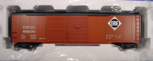 VAGÓN CAJA ESCALA O 2 RIELES ERIE 50' DOBLE PUERTA #66100 PECOS RIVER SB-0113-1 ¡NUEVO! | Condition: New