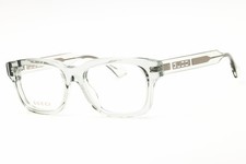Gucci GG1731O 003 Transparent Grey 54mm Eyeglasses New Authentic