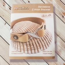 TierraCast Quick Kit  Z  Hook Make a Bracelet Sandstone Leather DIY