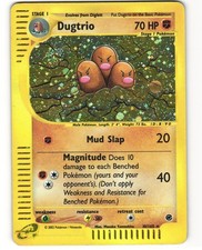Dugtrio Holo Pokemon TCG Expedition Base Set 10/165 MP on eBay