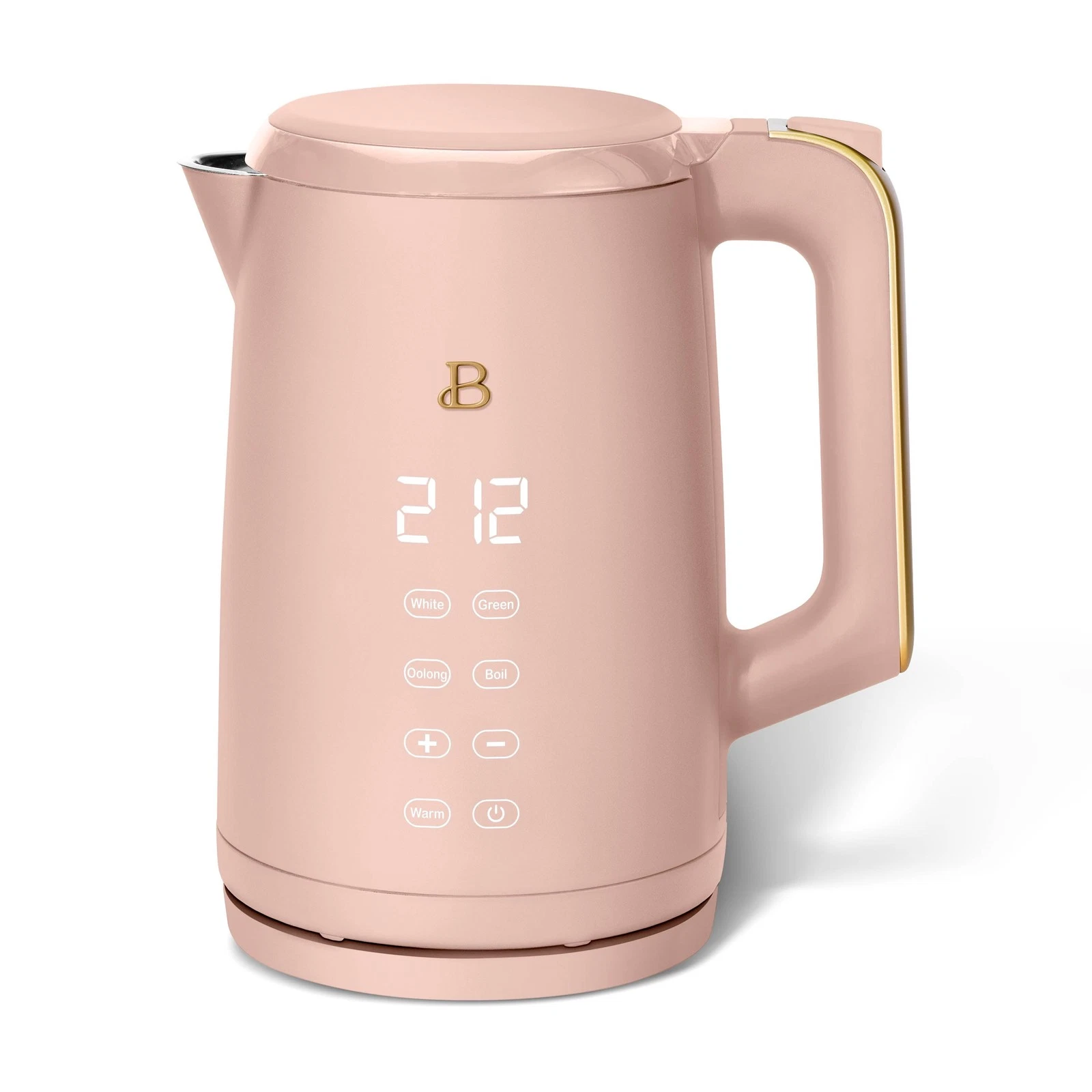 1.7L Electric Kettle 1500W Rose by Drew Barrymore, One-Touch
