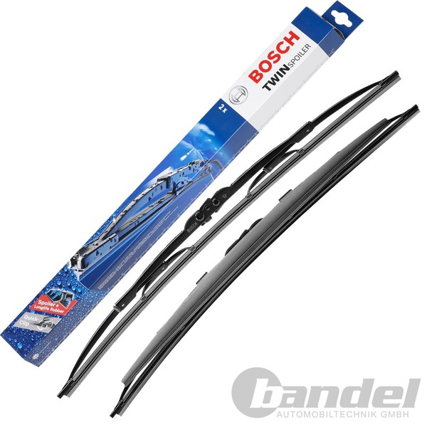 Bosch Twin Scheibenwischer Vorne 530S 530Mm Passend FüR VW T4 Passat Volvo-image