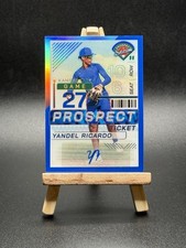 2024 Panini Prospect Edition Yandel Ricardo Blue Auto #’d /149 Royals
