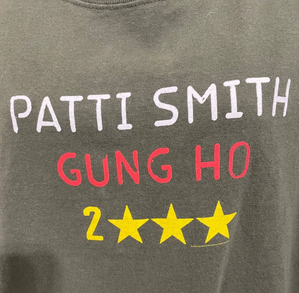 VTG 2000 Patti Smith Gung Ho Tour Shirt XL + 2 CDs Album & Promo Set Y2K Punk - Image 3 of 4