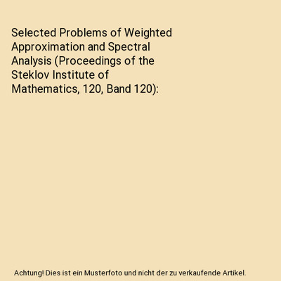 Selected Problems of Weighted Approximation and Spectral Analysis 