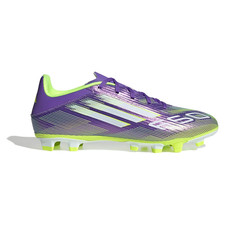 Adidas Men 11.5 F50 Club Messi FG/MG Soccer Cleats Purple Women 12.5 