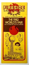 1982 Knoxville World's Fair Fireside Campground TN Guide Vintage Travel Brochure