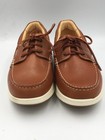 Samuel Hubbard Men's 12M "New Endeavor" Boat Shoe Tan Leather 4710