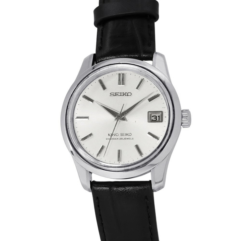 Seiko King Seiko 44KS 4402-8000 Watch 35mm Silver Dial Vintage