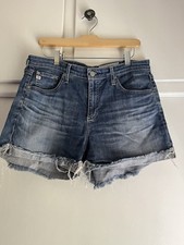 Adriano Goldschmied AG Jeans The Hailey Ex-boyfriend Roll-up Shorts Size 28R