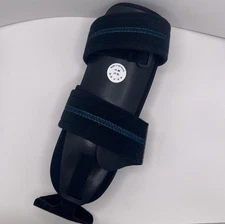 Ankle Brace Support, Hook and Loop Closure Right ankle, Foam Pad, Size L Black