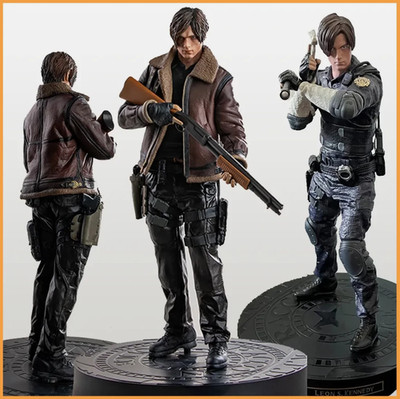 Resident Evil Leon S. Kennedy Figur PVC Statue Modell Polizei Jacke Sammlung