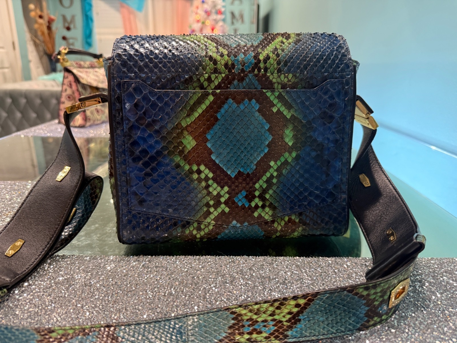 Givenchy Limited Edition Eden Python Shoulder Bag… - image 2