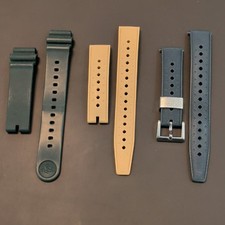 Seiko Wristwatch Bands 19mmTwo-Piece Rubber S...