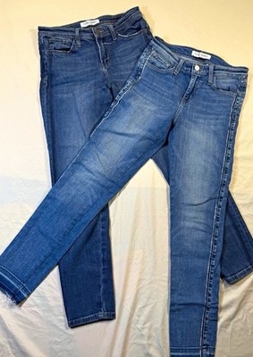 Flying Monkey Platinum Women's High Rise Skinny Jeans 26 / 2 Medium Dark Wash