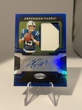 2025 Panini Certified Freshman Fabric Mirror Signatures Riley Leonard Blue /50