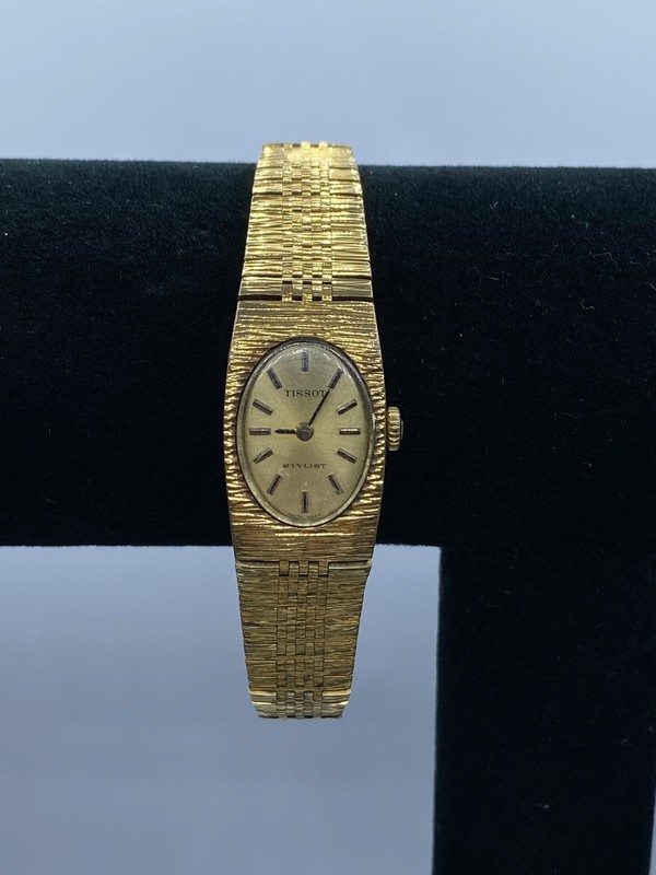Women's Tissot Stylist Gold Plated 16mm Watch 29.6g