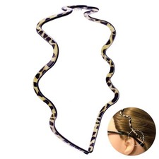 Wavy Headband for Women, Non Slip Fashion Plastic Zigzag Glasses Hairband with