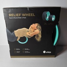 NEW Chirp Wheel SET 6"  10" Back Roller Wheel Pain Relief Muscle Deep Tissue