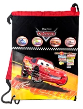 Disney Pixar Cars Lightning McQueen Wingo Snot Rod Boost DJ  Cinch String Bag